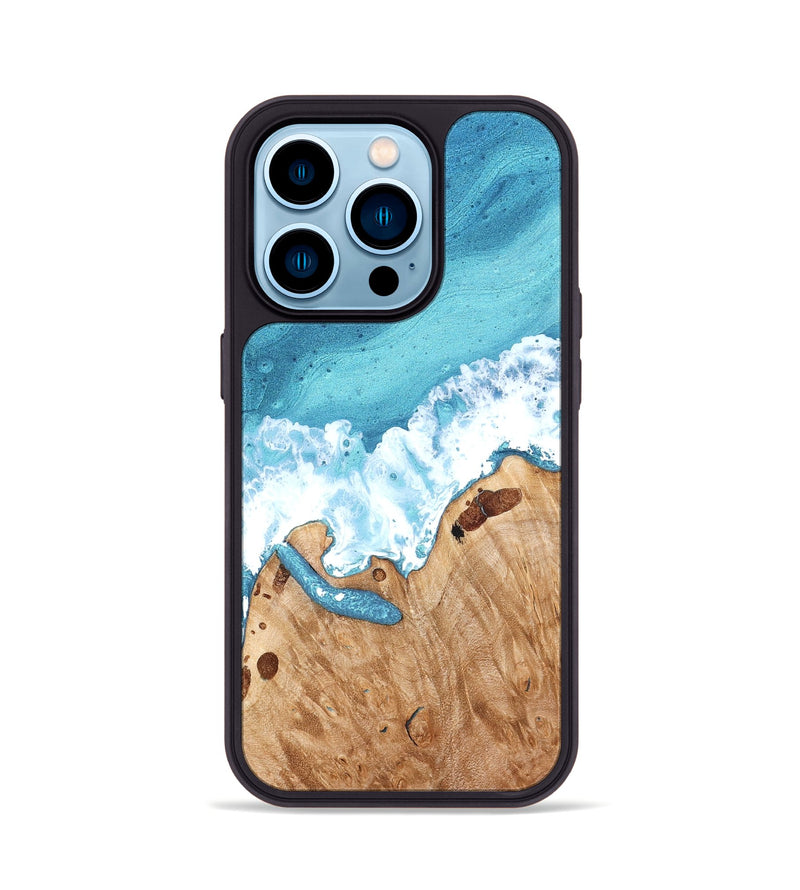 iPhone 14 Pro Wood Phone Case - Ashli (Coastal, 823517)