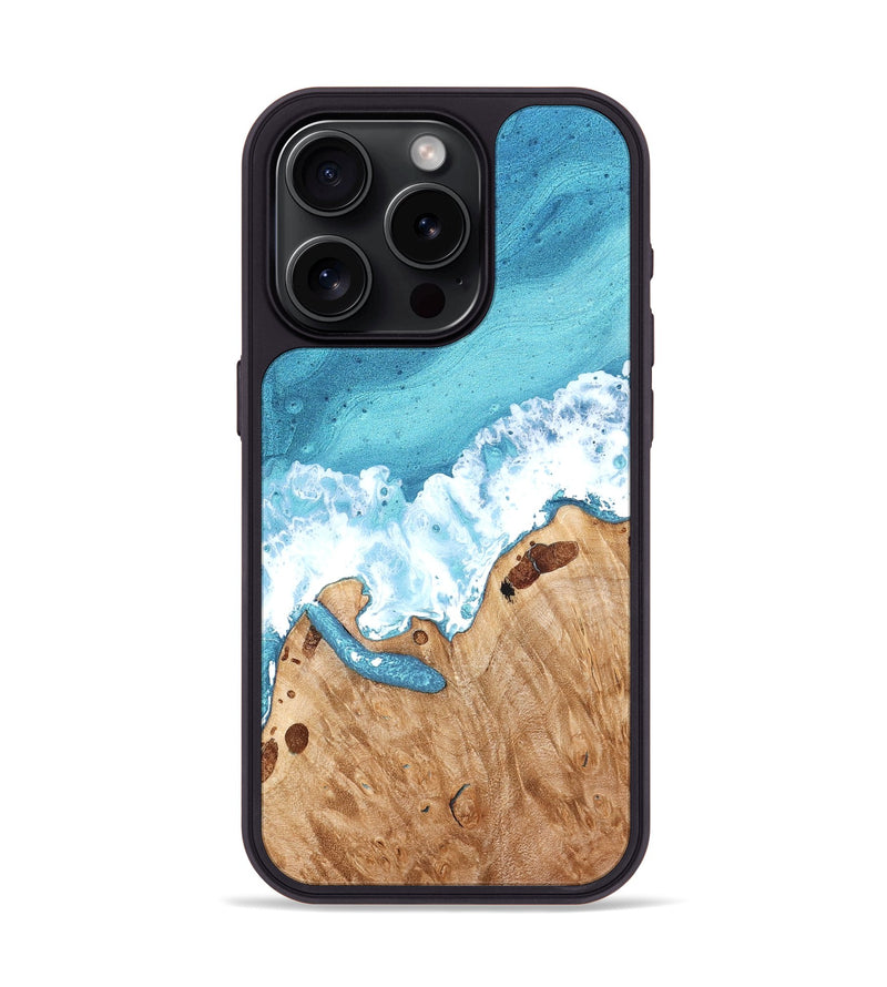iPhone 15 Pro Wood Phone Case - Ashli (Coastal, 823517)