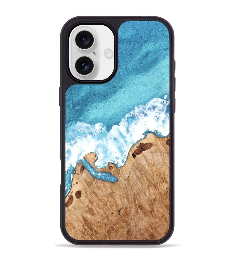 iPhone 16 Plus Wood Phone Case - Ashli (Coastal, 823517)