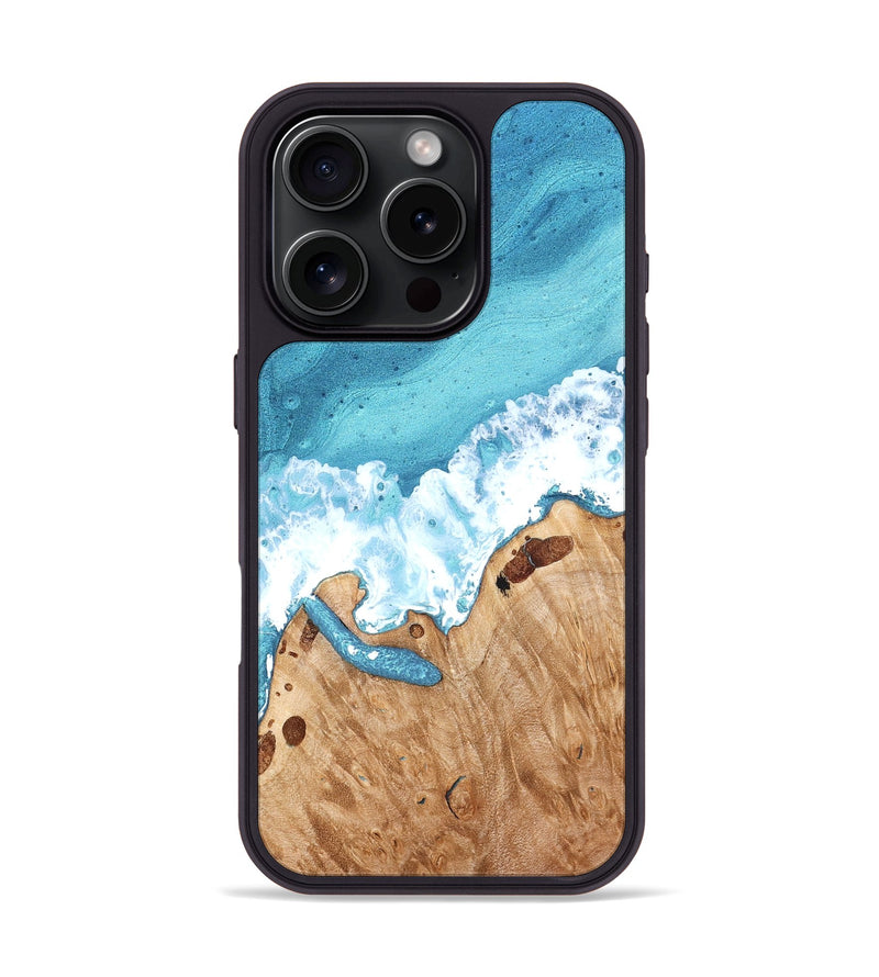 iPhone 16 Pro Wood Phone Case - Ashli (Coastal, 823517)