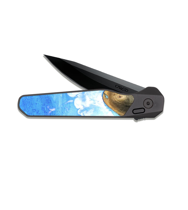 EDC Dark Slate Wood Pocket Knife - Earle (Coastal, 823518)