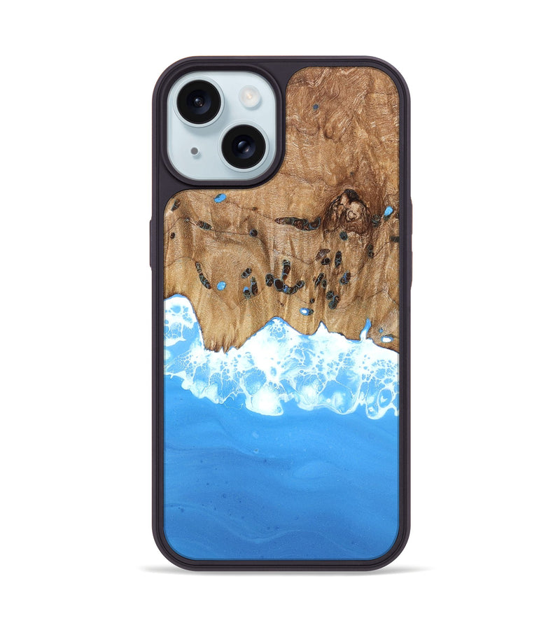 iPhone 15 Wood Phone Case - Lilla (Coastal, 823519)
