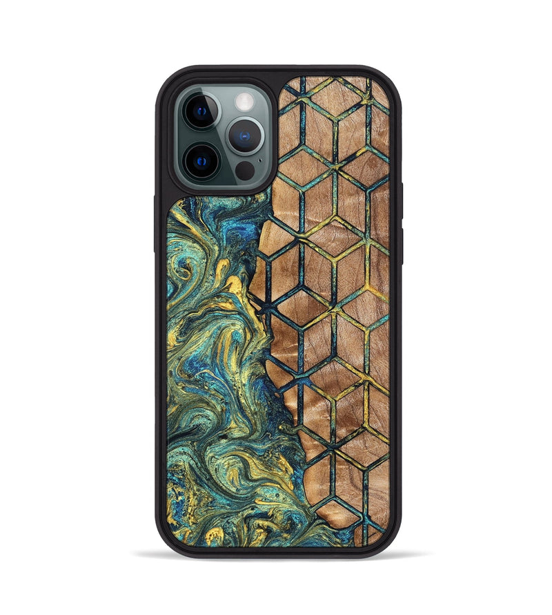 iPhone 12 Pro Wood Phone Case - Rianna (Pattern, 823522)