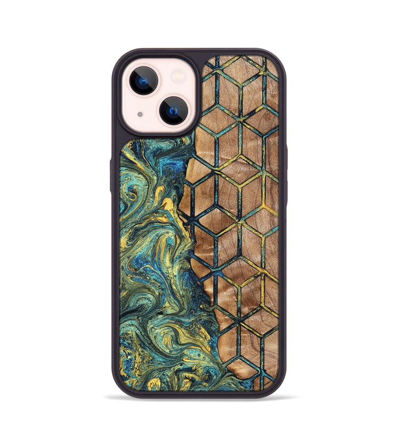 iPhone 14 Wood Phone Case - Rianna (Pattern, 823522)