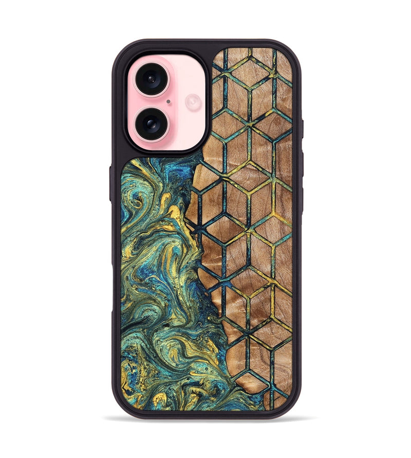 iPhone 16 Wood Phone Case - Rianna (Pattern, 823522)