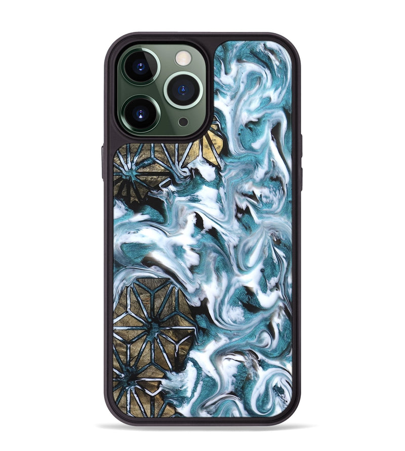 iPhone 13 Pro Max Wood Phone Case - Malaki (Pattern, 823523)