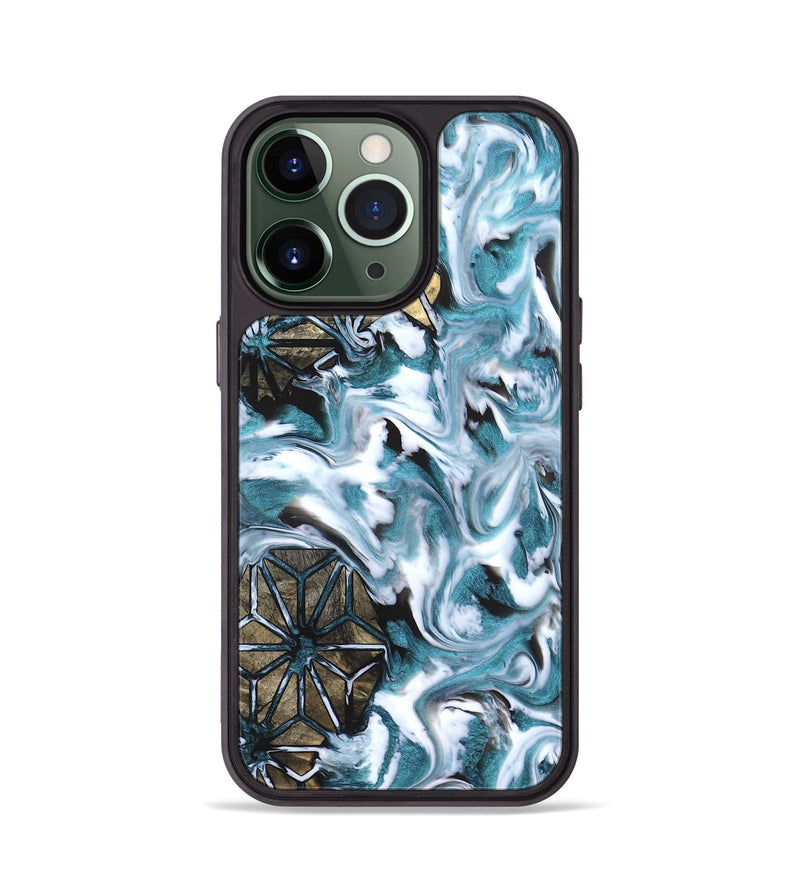 iPhone 13 Pro Wood Phone Case - Malaki (Pattern, 823523)