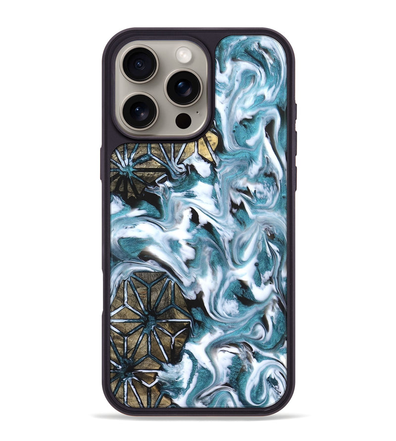 iPhone 16 Pro Max Wood Phone Case - Malaki (Pattern, 823523)