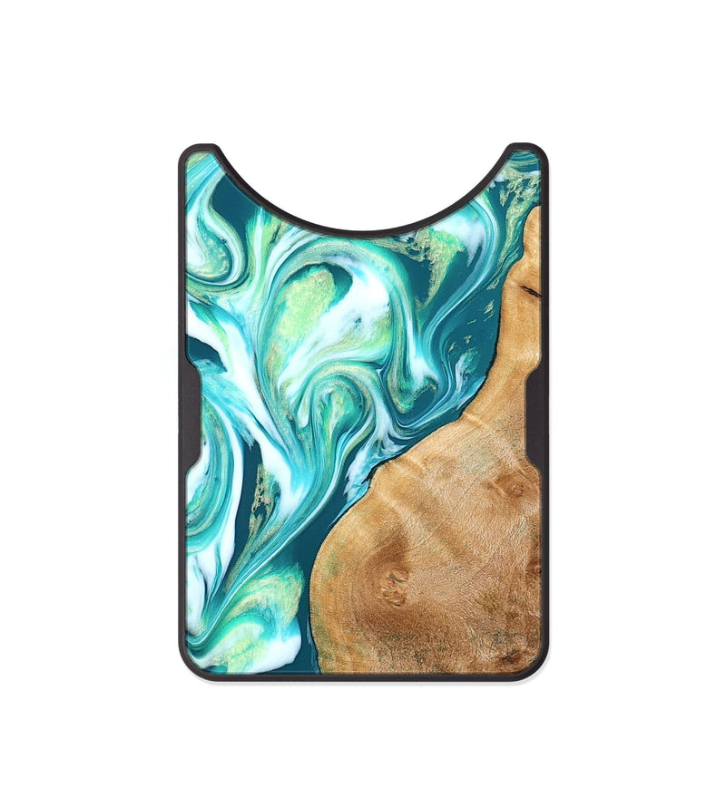 Alloy Wood Wallet - Corey (Green, 823524)