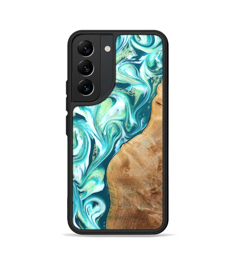Galaxy S22 Wood Phone Case - Corey (Green, 823524)