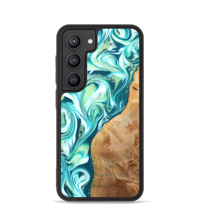 Galaxy S23 Wood Phone Case - Corey (Green, 823524)
