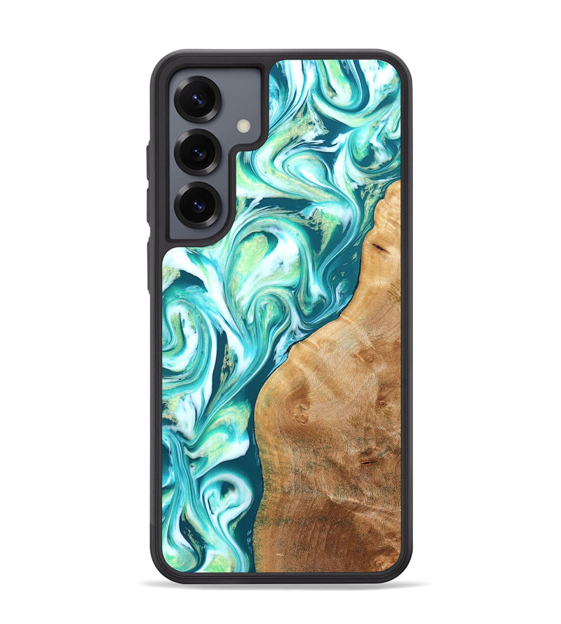 Galaxy S25 Plus Wood Phone Case - Corey (Green, 823524)