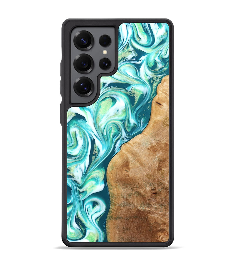 Galaxy S25 Ultra Wood Phone Case - Corey (Green, 823524)