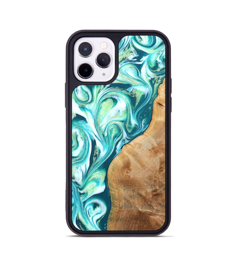 iPhone 11 Pro Wood Phone Case - Corey (Green, 823524)