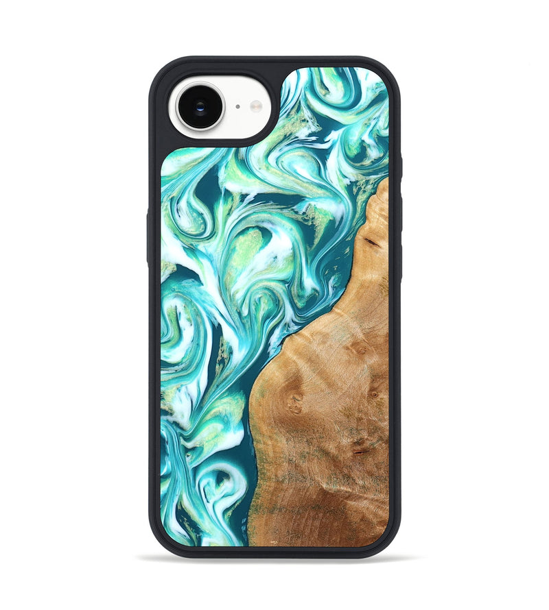 iPhone 16e Wood Phone Case - Corey (Green, 823524)