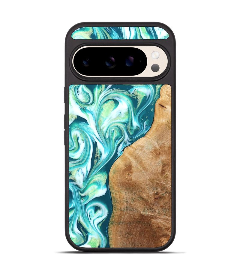 Pixel 10 Wood Phone Case - Corey (Green, 823524)