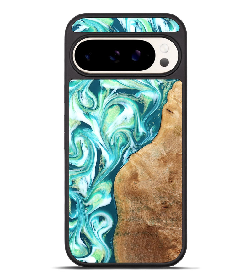 Pixel 9 Pro XL Wood Phone Case - Corey (Green, 823524)