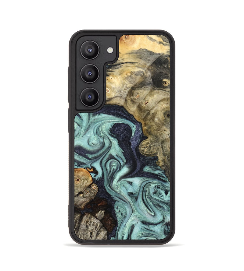 Galaxy S23 Wood Phone Case - Elena (Green, 823525)