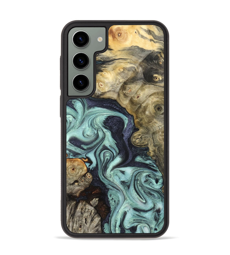 Galaxy S23 Plus Wood Phone Case - Elena (Green, 823525)