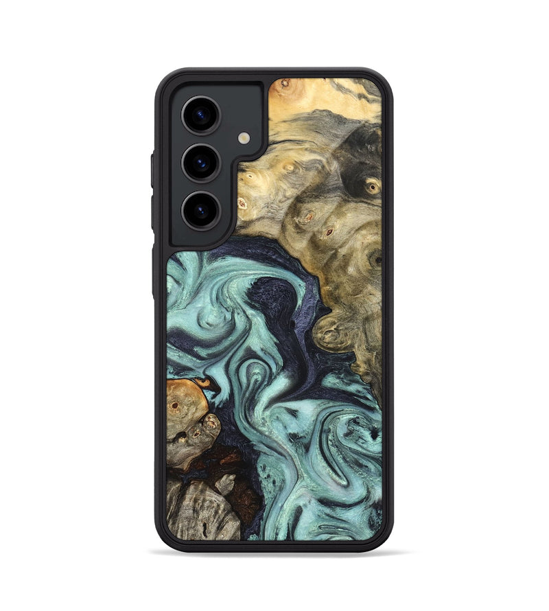 Galaxy S24 Wood Phone Case - Elena (Green, 823525)