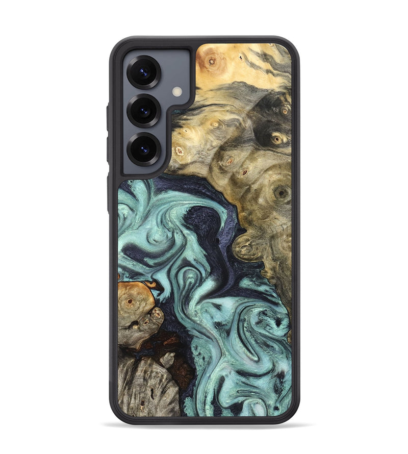Galaxy S25 Plus Wood Phone Case - Elena (Green, 823525)