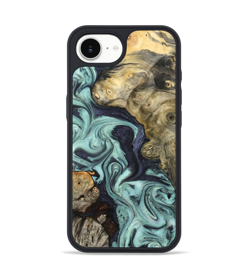 iPhone 16e Wood Phone Case - Elena (Green, 823525)