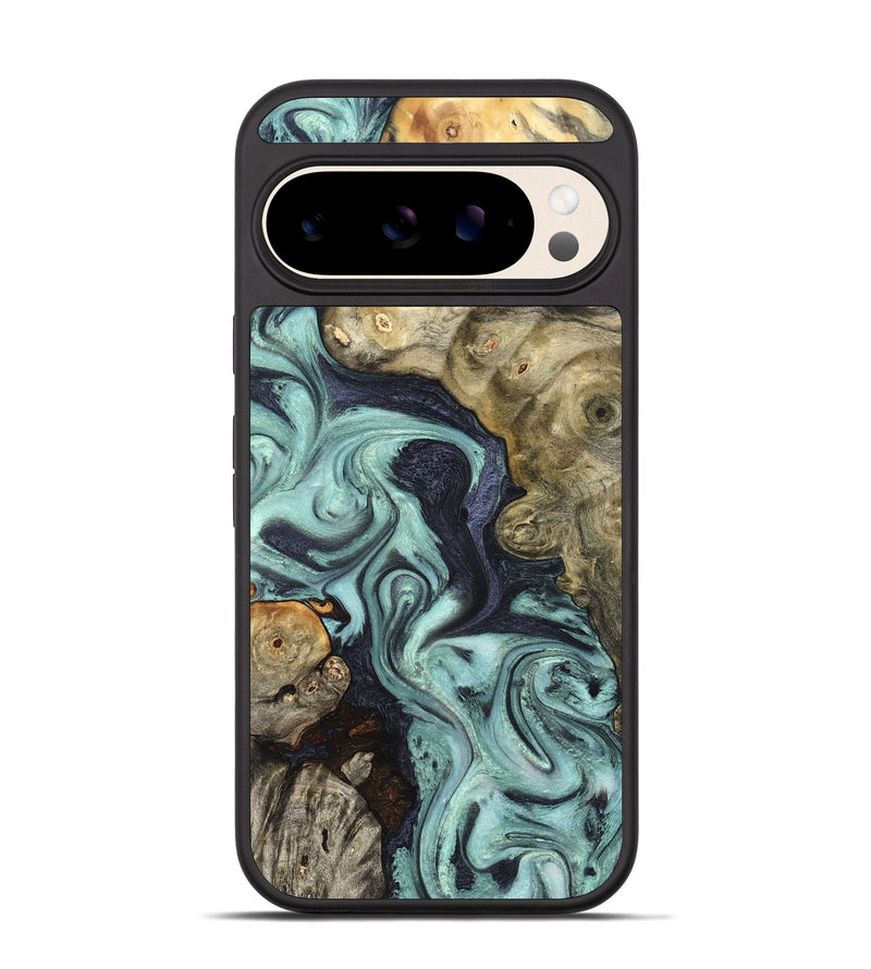 Pixel 10 Wood Phone Case - Elena (Green, 823525)