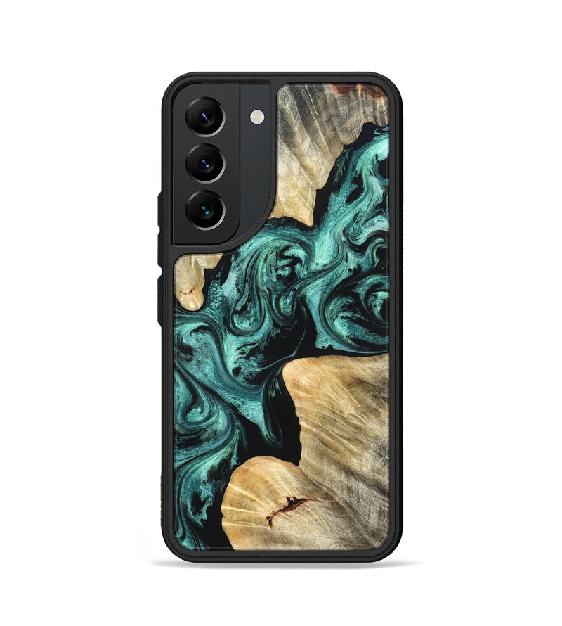 Galaxy S22 Wood Phone Case - Kevon (Green, 823526)