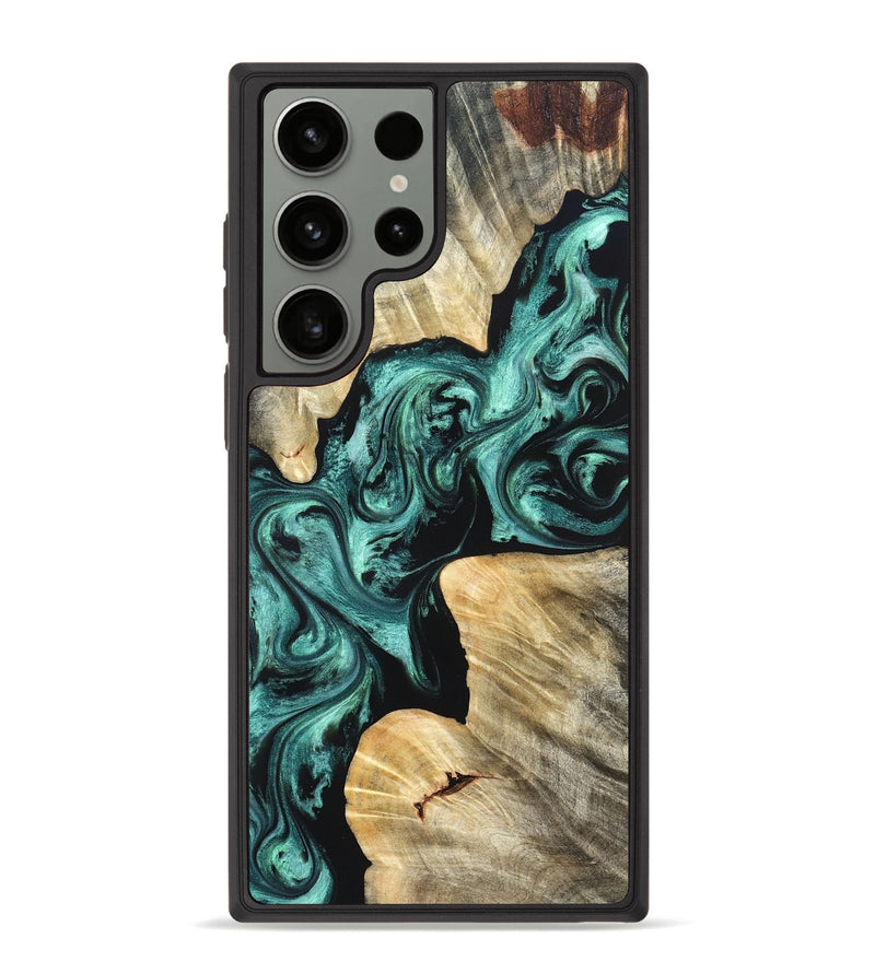 Galaxy S23 Ultra Wood Phone Case - Kevon (Green, 823526)