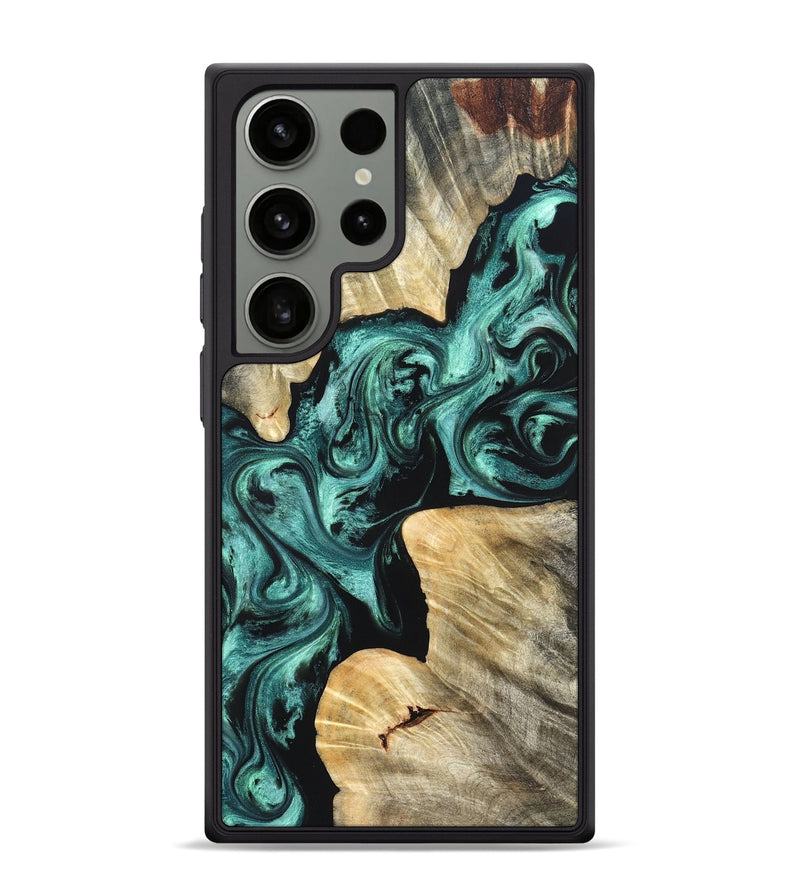 Galaxy S24 Ultra Wood Phone Case - Kevon (Green, 823526)