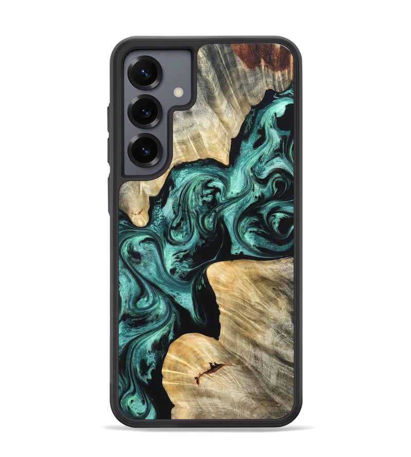 Galaxy S25 Plus Wood Phone Case - Kevon (Green, 823526)