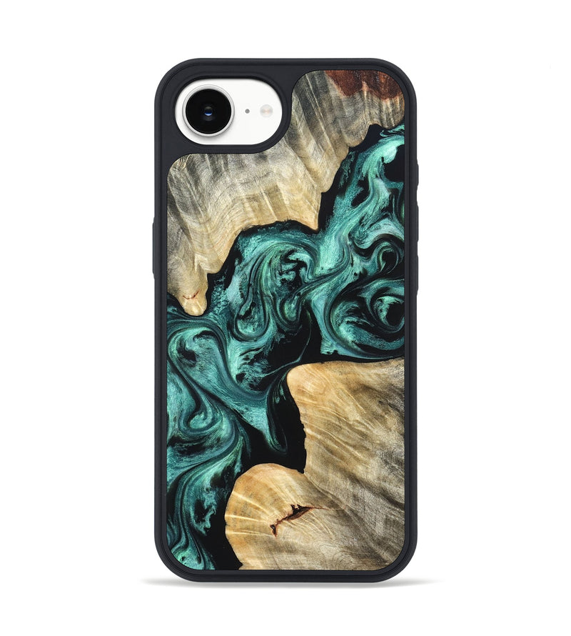 iPhone 16e Wood Phone Case - Kevon (Green, 823526)