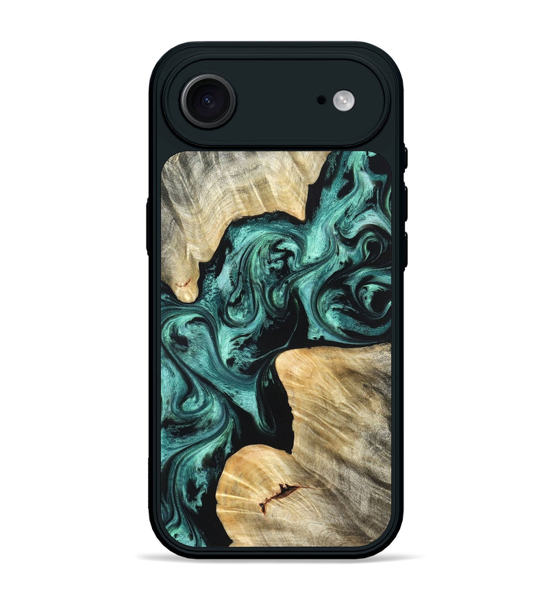 iPhone 17 Air Wood Phone Case - Kevon (Green, 823526)