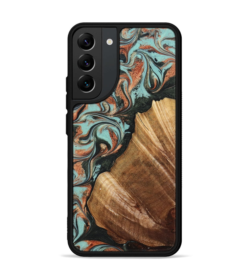 Galaxy S22 Plus Wood Phone Case - Eboni (Green, 823527)