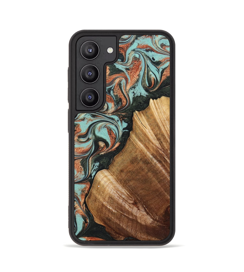 Galaxy S23 Wood Phone Case - Eboni (Green, 823527)