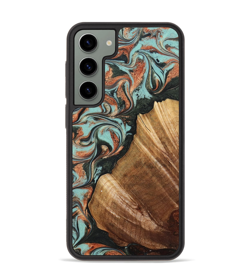 Galaxy S23 Plus Wood Phone Case - Eboni (Green, 823527)