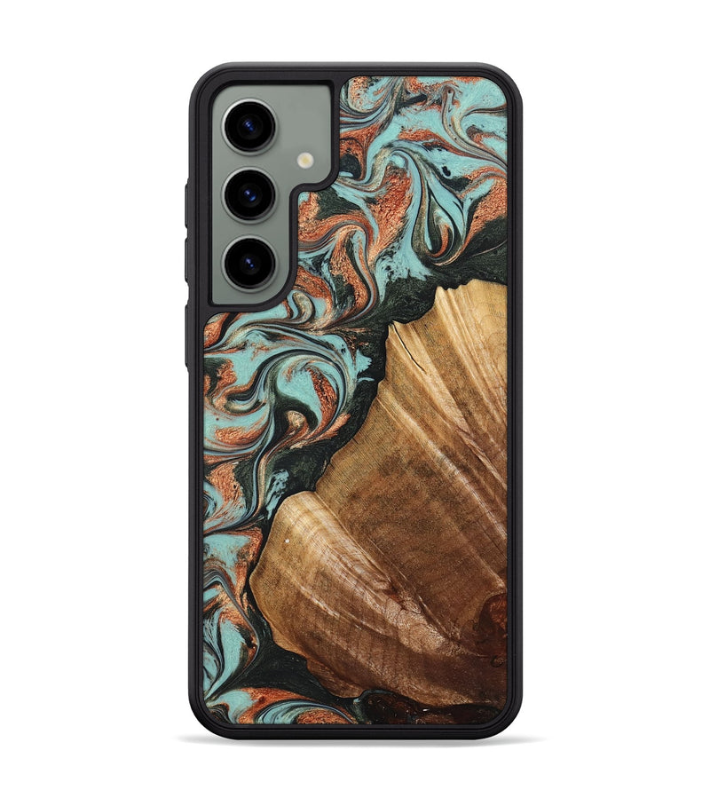 Galaxy S24 Plus Wood Phone Case - Eboni (Green, 823527)