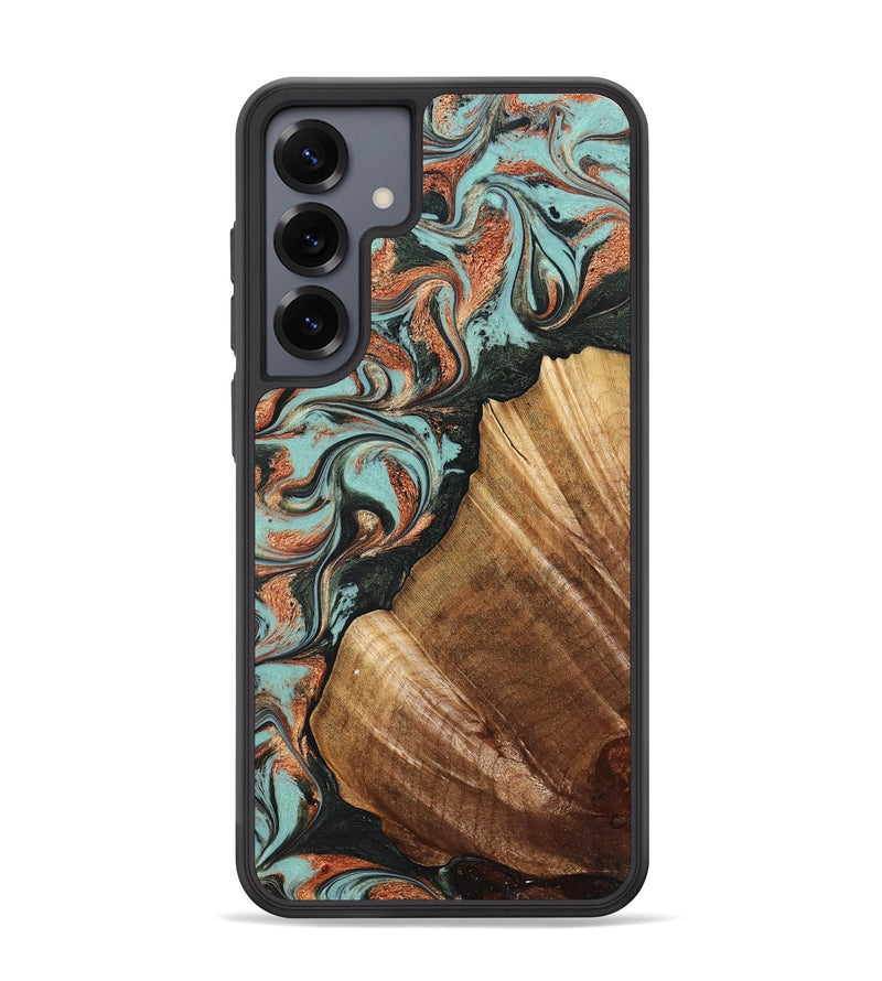 Galaxy S25 Plus Wood Phone Case - Eboni (Green, 823527)