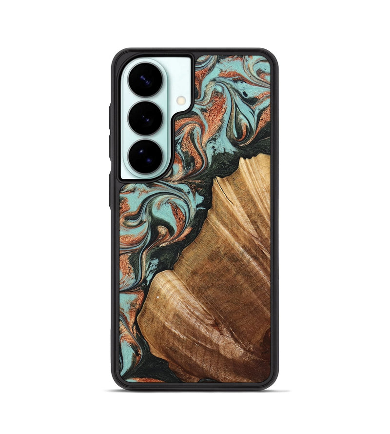 Galaxy S26 Wood Phone Case - Eboni (Green, 823527)
