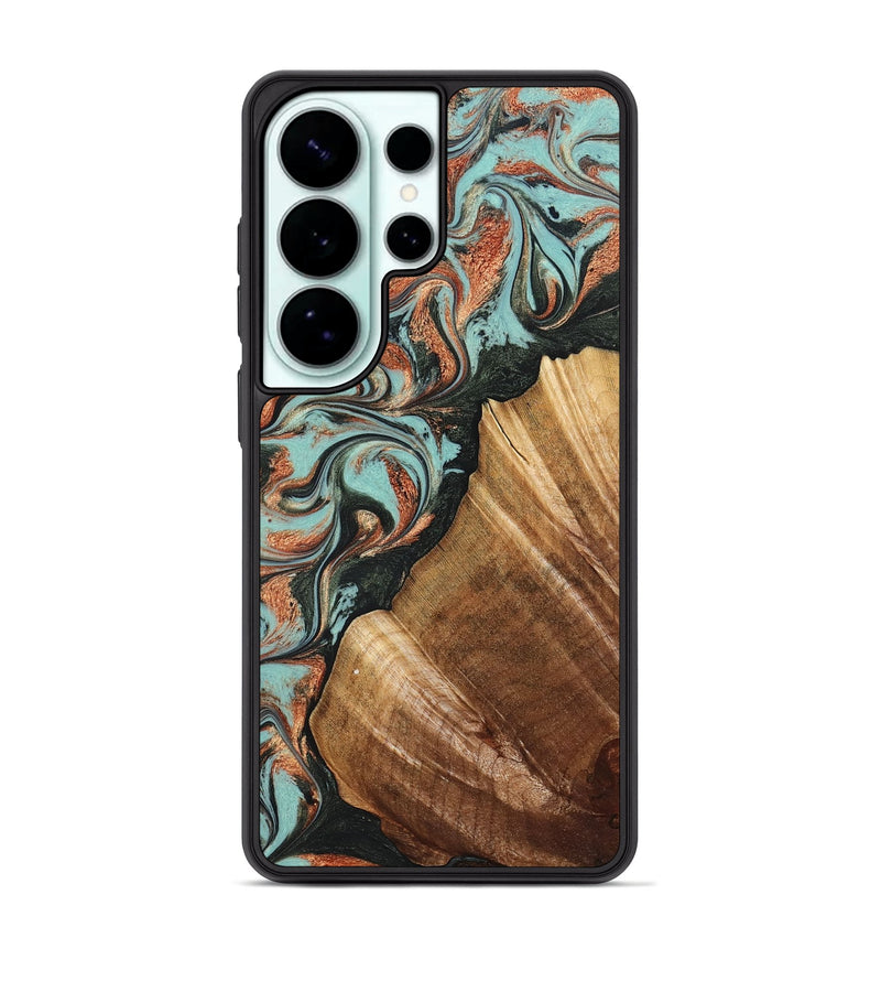 Galaxy S26 Ultra Wood Phone Case - Eboni (Green, 823527)