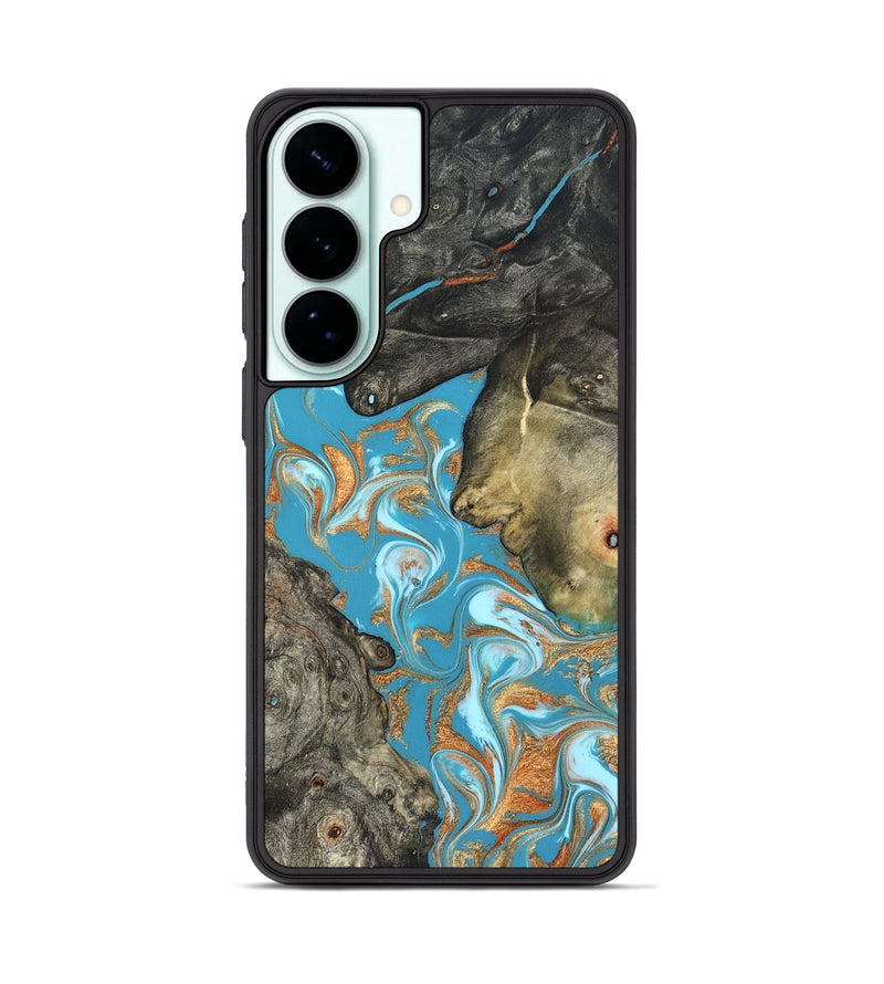 Galaxy S26 Plus Wood Phone Case - Jerome (Teal & Gold, 823529)