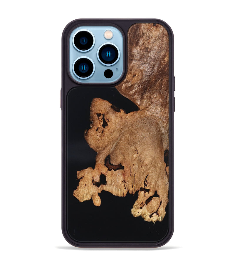 iPhone 14 Pro Max Wood Phone Case - Alex (Wood Burl, 823532)