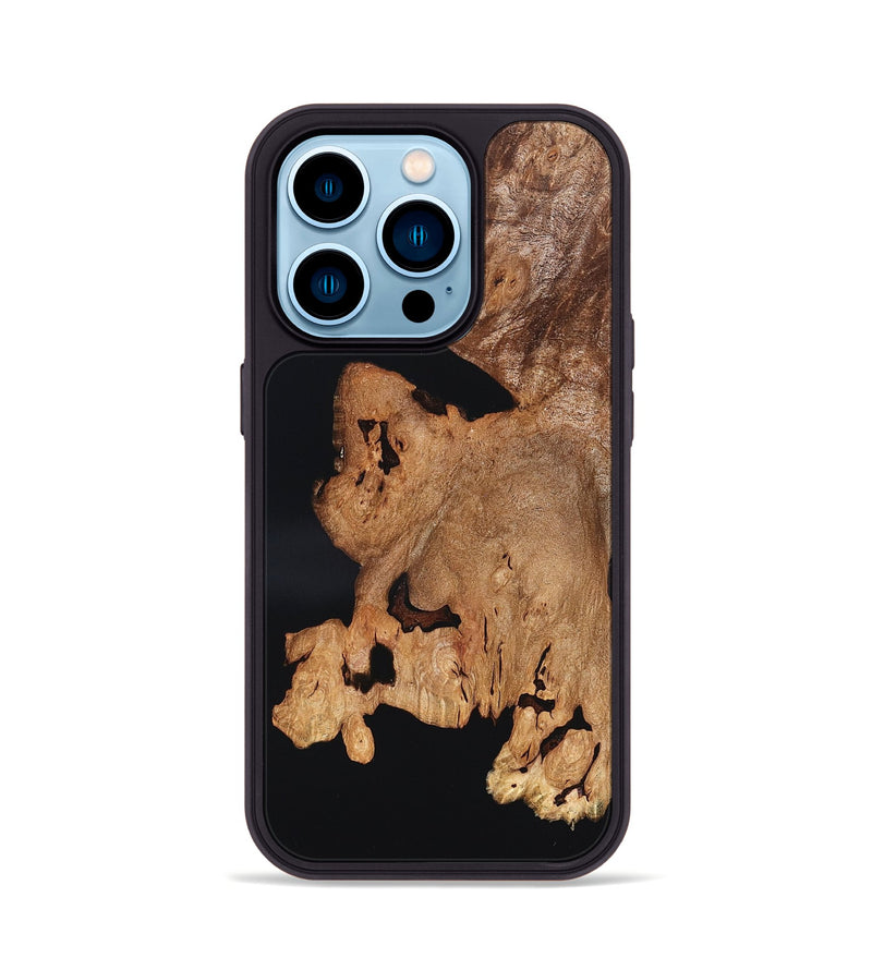 iPhone 14 Pro Wood Phone Case - Alex (Wood Burl, 823532)