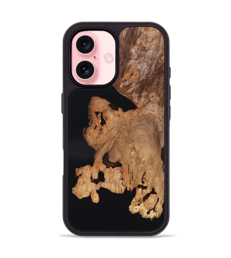 iPhone 16 Wood Phone Case - Alex (Wood Burl, 823532)