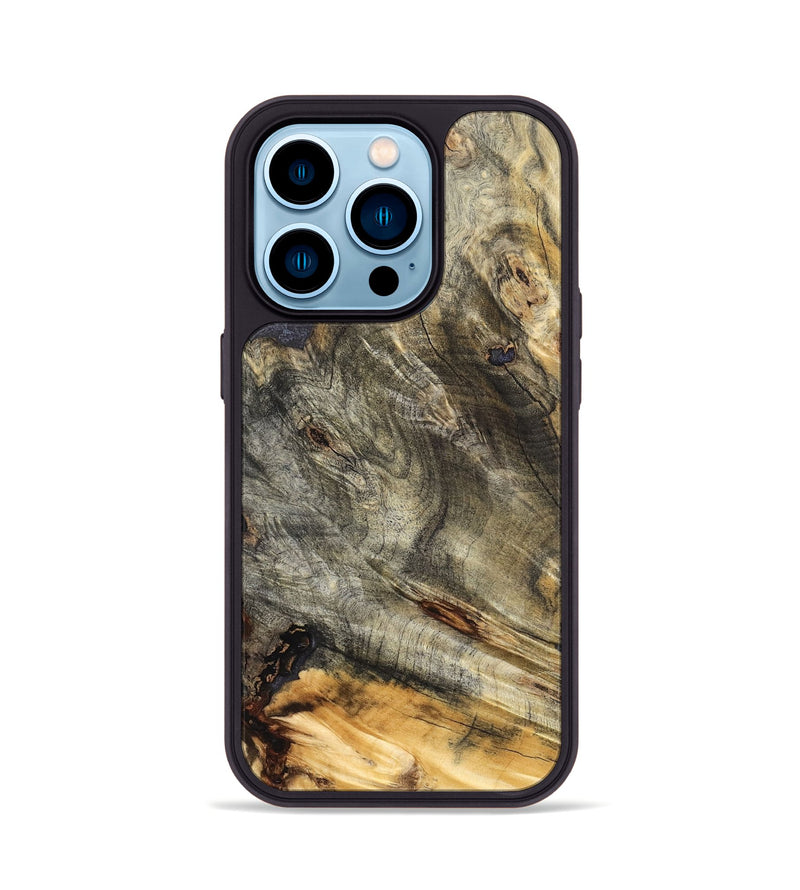 iPhone 14 Pro Wood Phone Case - Lida (Wood Burl, 823533)