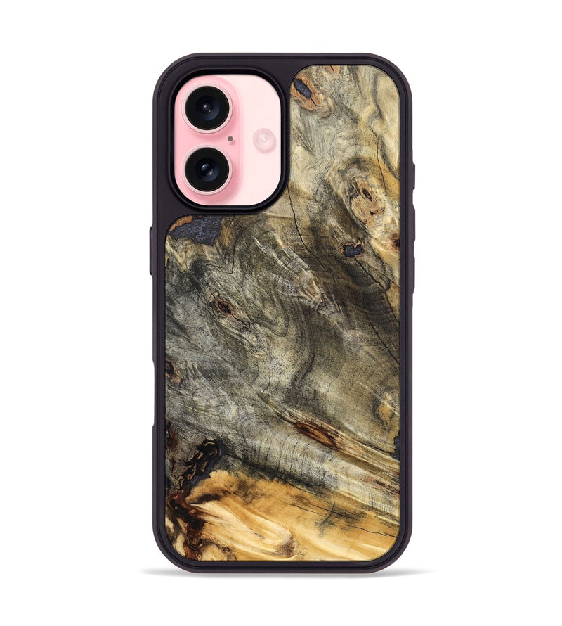 iPhone 16 Wood Phone Case - Lida (Wood Burl, 823533)