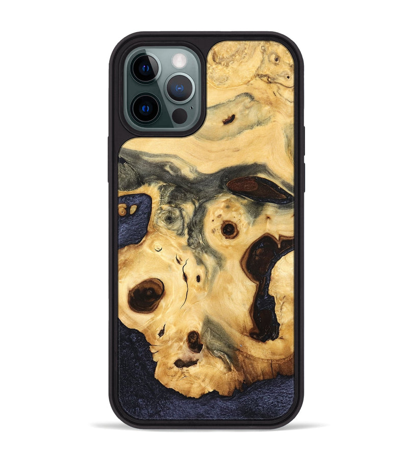 iPhone 12 Pro Max Wood Phone Case - Davonte (Wood Burl, 823534)