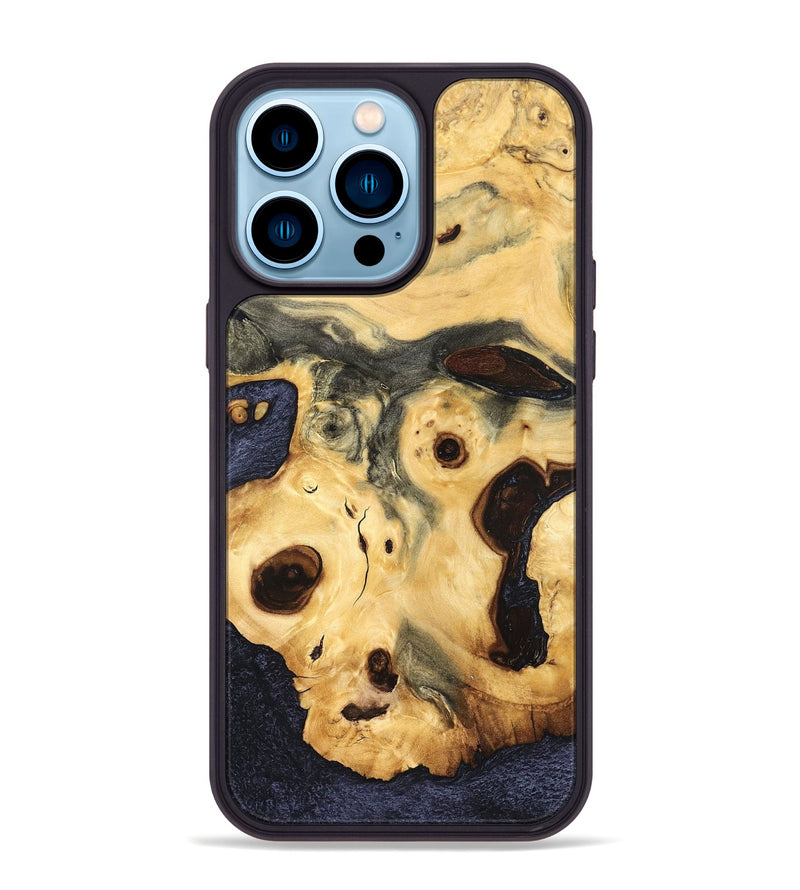 iPhone 14 Pro Max Wood Phone Case - Davonte (Wood Burl, 823534)