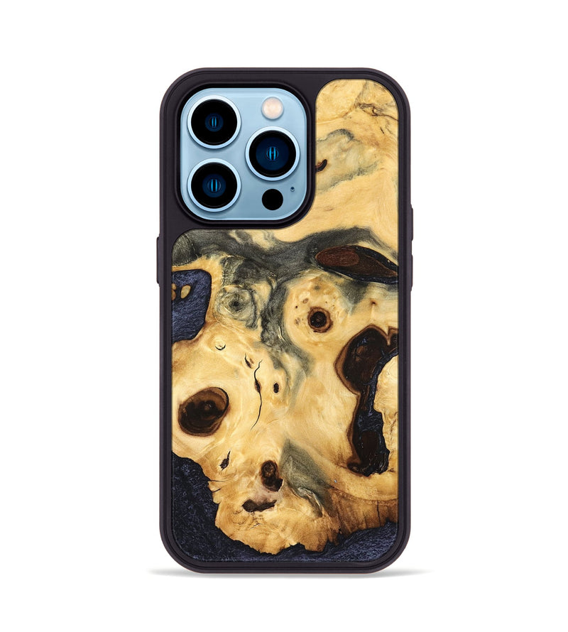 iPhone 14 Pro Wood Phone Case - Davonte (Wood Burl, 823534)