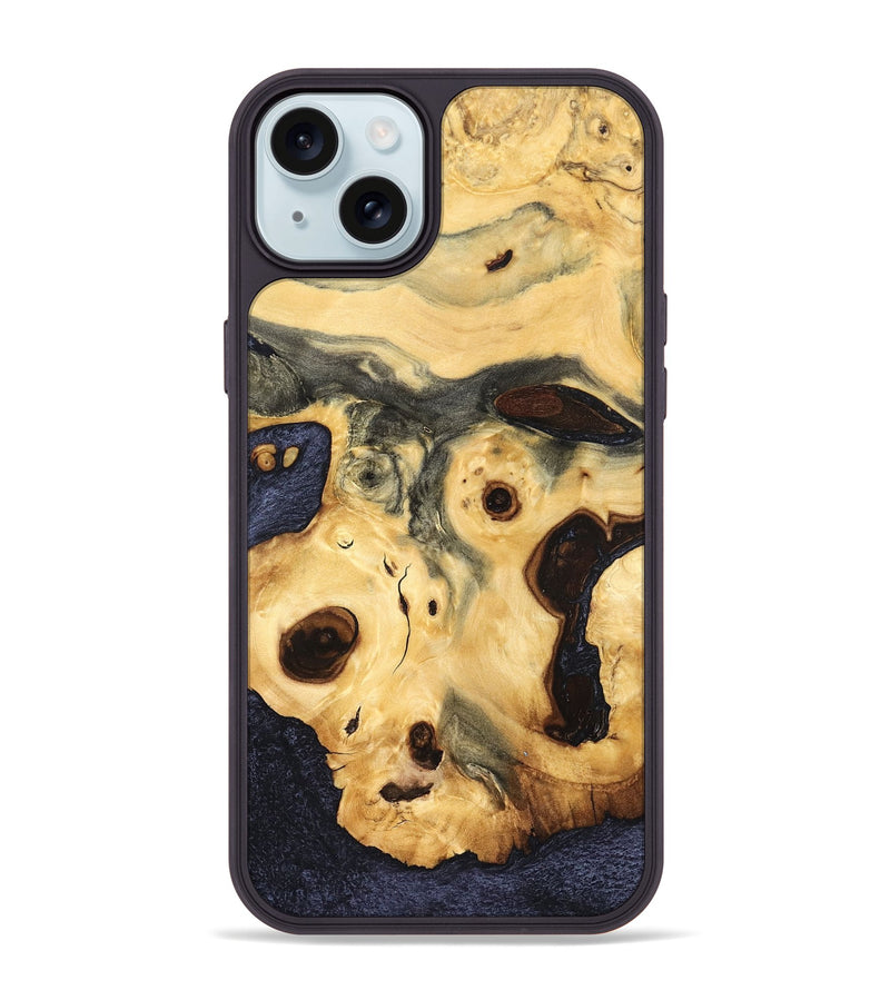 iPhone 15 Plus Wood Phone Case - Davonte (Wood Burl, 823534)